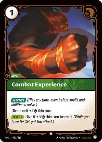 Combat Experience (Unleashed) Near Mint