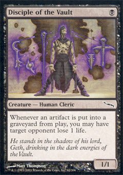 Disciple of the Vault (Mirrodin) Light Play - Nick Nack's Full Frontal Attack