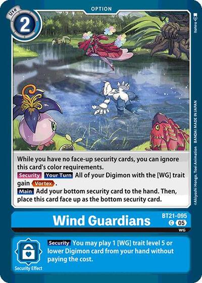 Wind Guardians (World Convergence) Near Mint - Nick Nack's Full Frontal Attack