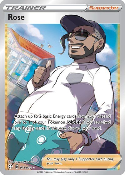 Rose (Full Art) (Shining Fates) Near Mint Holofoil - Nick Nack's Full Frontal Attack