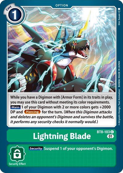 Lightning Blade (New Awakening) Near Mint - Nick Nack's Full Frontal Attack