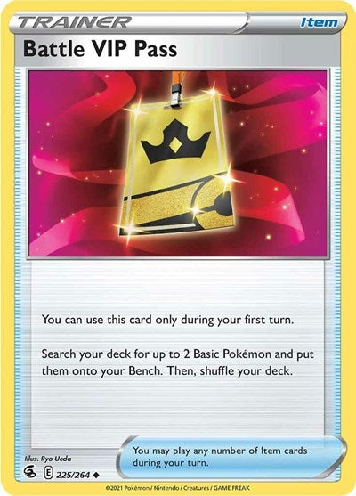 Battle VIP Pass (SWSH08: Fusion Strike) Near Mint