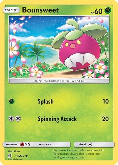 Bounsweet (SM - Unified Minds) Near Mint - Nick Nack's Full Frontal Attack