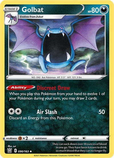 Golbat (SWSH05: Battle Styles) Near Mint