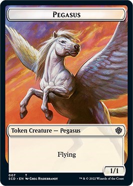 Pegasus / Thopter Double-sided Token (Commander 2022 Starter Decks) Near Mint - Nick Nack's Full Frontal Attack