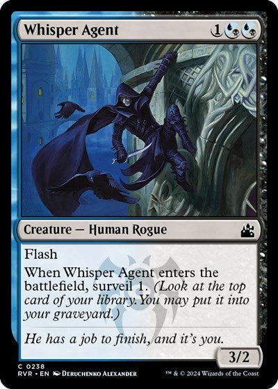 Whisper Agent (Ravnica Remastered) Near Mint - Nick Nack's Full Frontal Attack