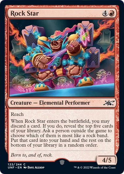 Rock Star (Unfinity) Near Mint - Nick Nack's Full Frontal Attack