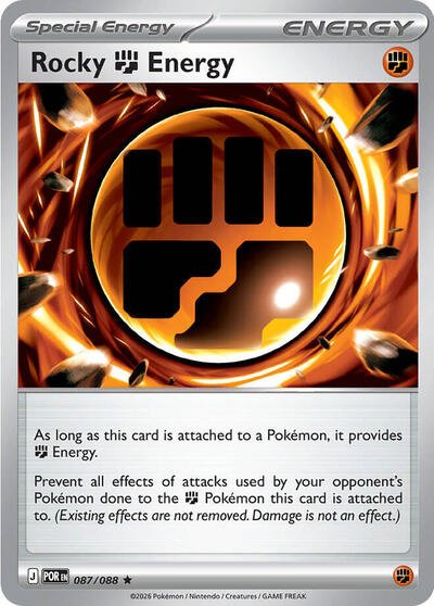 Rocky Fighting Energy (ME03: Perfect Order) Near Mint Reverse Holofoil - Nick Nack's Full Frontal Attack