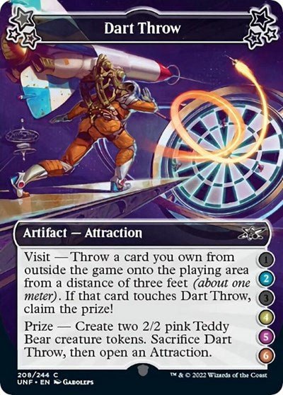 Dart Throw (2-4-5-6) (Unfinity) Near Mint - Nick Nack's Full Frontal Attack