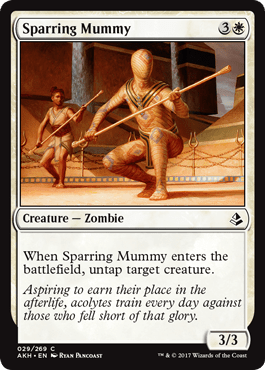 Sparring Mummy (Amonkhet) Near Mint - Nick Nack's Full Frontal Attack