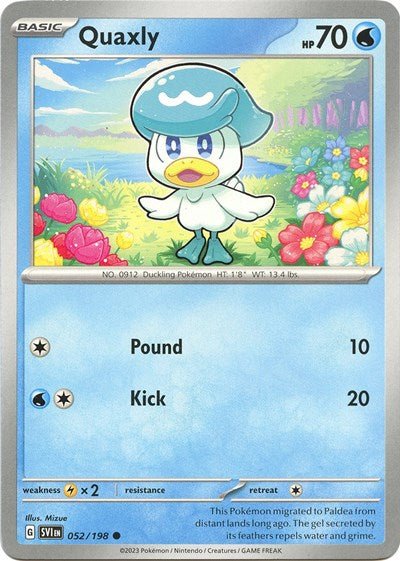 Quaxly (Scarlet and Violet: Base Set) Near Mint - Nick Nack's Full Frontal Attack