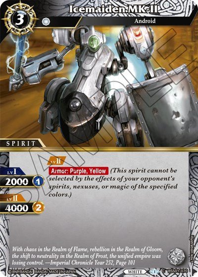 Icemaiden MK-II (Dawn of History) Near Mint - Nick Nack's Full Frontal Attack