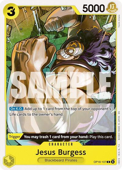 Jesus Burgess (The Time of Battle) Near Mint - Nick Nack's Full Frontal Attack