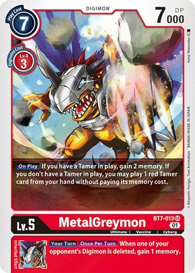 MetalGreymon (The Next Adventure) Near Mint Foil
