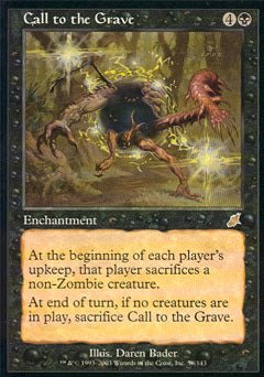 Call to the Grave (Scourge) Medium Play - Nick Nack's Full Frontal Attack