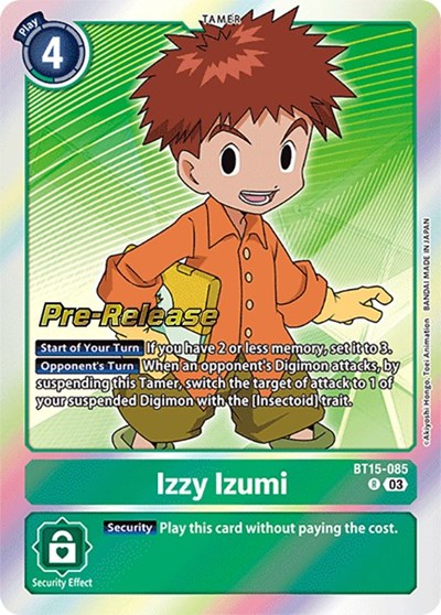 Izzy Izumi (Exceed Apocalypse Pre-Release Cards) Near Mint Foil