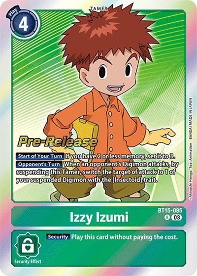 Izzy Izumi (Exceed Apocalypse Pre - Release Cards) Near Mint Foil - Nick Nack's Full Frontal Attack