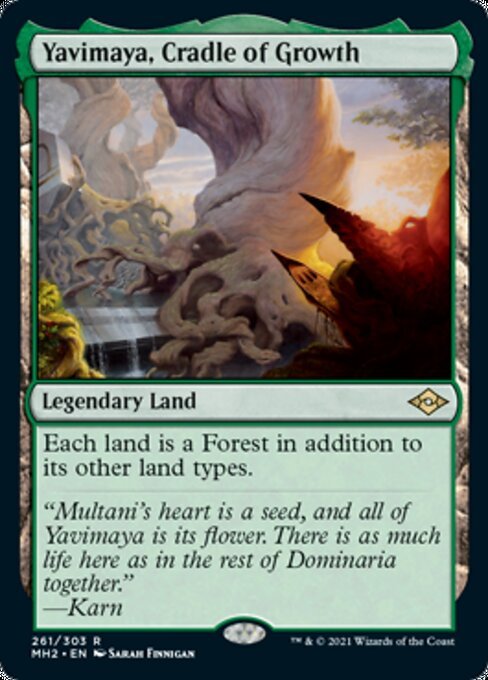 Yavimaya, Cradle of Growth (Modern Horizons 2) Near Mint Foil - Nick Nack's Full Frontal Attack
