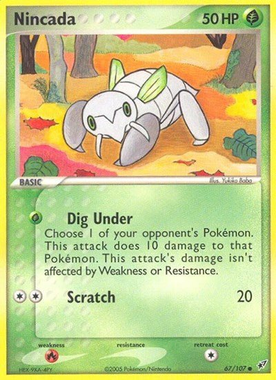 Nincada (Deoxys) Light Play - Nick Nack's Full Frontal Attack