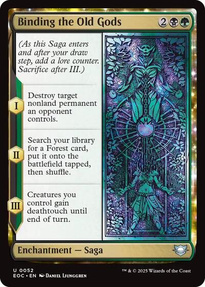 Binding the Old Gods (Commander: Edge of Eternities) Near Mint - Nick Nack's Full Frontal Attack