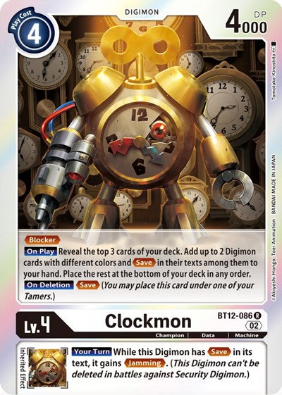 Clockmon (Across Time) Near Mint Foil - Nick Nack's Full Frontal Attack
