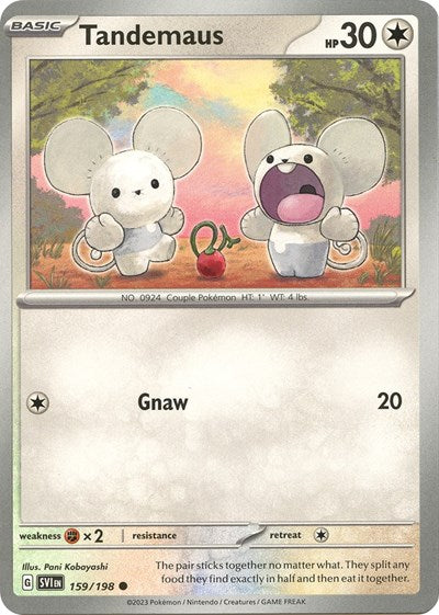 Tandemaus - 159 (Scarlet and Violet: Base Set) Near Mint