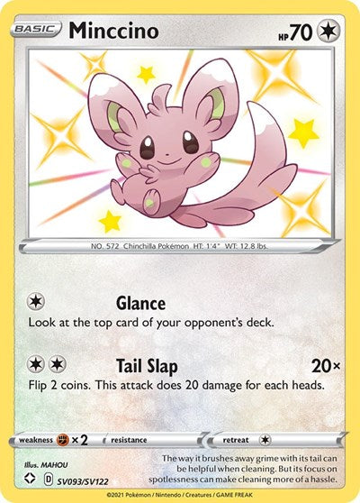 Minccino (Shining Fates: Shiny Vault) Near Mint Holofoil