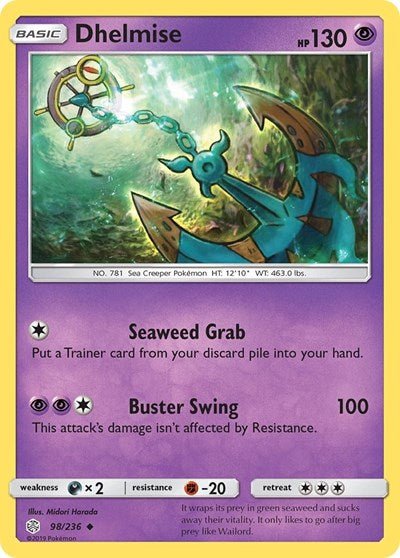 Dhelmise (SM - Cosmic Eclipse) Near Mint - Nick Nack's Full Frontal Attack
