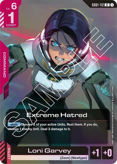 Extreme Hatred (Newtype Rising) Near Mint Holofoil - Nick Nack's Full Frontal Attack