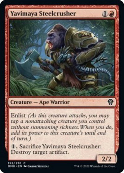 Yavimaya Steelcrusher (Dominaria United) Near Mint - Nick Nack's Full Frontal Attack
