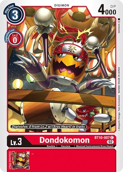 Dondokomon (Xros Encounter) Near Mint - Nick Nack's Full Frontal Attack