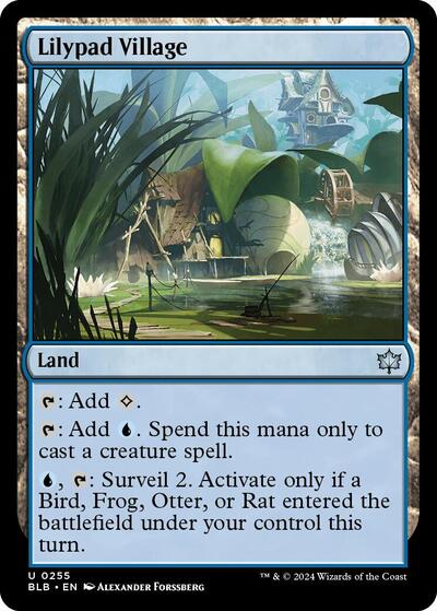 Lilypad Village (Bloomburrow) Near Mint - Nick Nack's Full Frontal Attack
