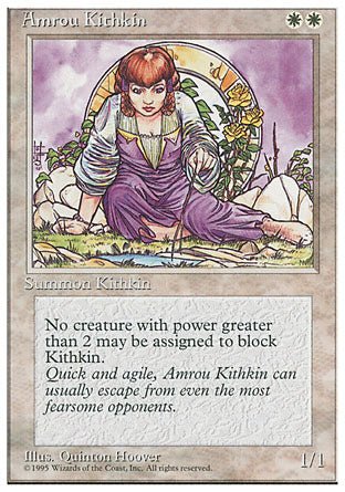 Amrou Kithkin (4th Edition) Light Play - Nick Nack's Full Frontal Attack