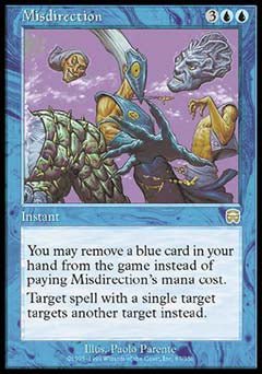 Misdirection (Mercadian Masques) Light Play - Nick Nack's Full Frontal Attack