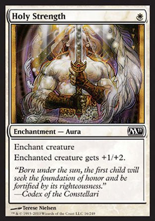 Holy Strength (Magic 2011 Core Set) Near Mint - Nick Nack's Full Frontal Attack