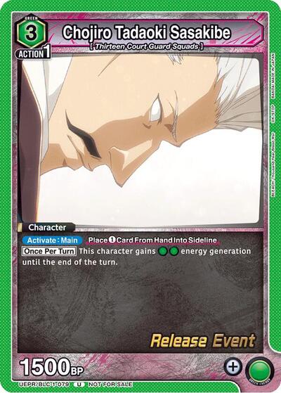 Chojiro Tadaoki Sasakibe (BLEACH: Thousand-Year Blood War Release Event Cards) Near Mint