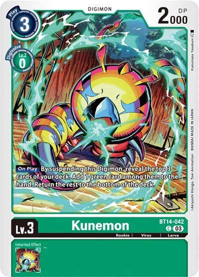 Kunemon (Blast Ace) Near Mint - Nick Nack's Full Frontal Attack