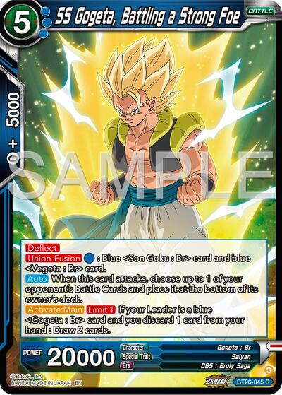 SS Gogeta, Battling a Strong Foe (Ultimate Advent) Near Mint Foil
