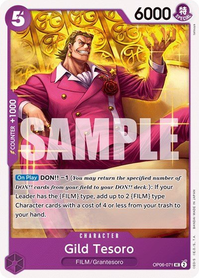 Gild Tesoro (Wings of the Captain) Near Mint - Nick Nack's Full Frontal Attack