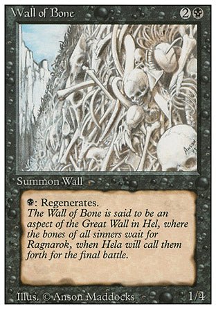 Wall of Bone (Revised) Near Mint - Nick Nack's Full Frontal Attack