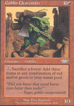 Goblin Clearcutter (Legions) Medium Play