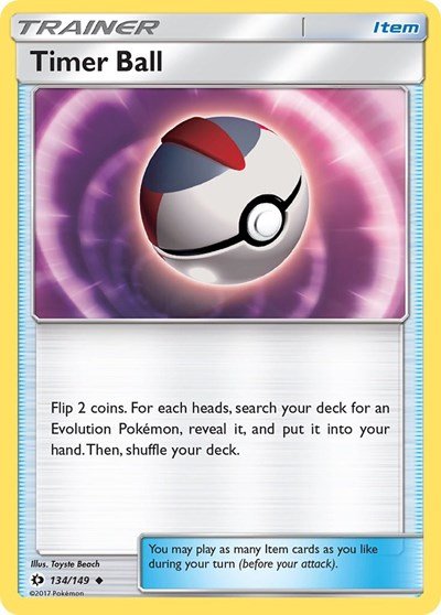 Timer Ball (SM Base Set) Near Mint - Nick Nack's Full Frontal Attack