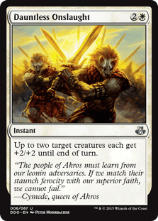 Dauntless Onslaught (Duel Decks: Kiora vs Elspeth) Near Mint - Nick Nack's Full Frontal Attack