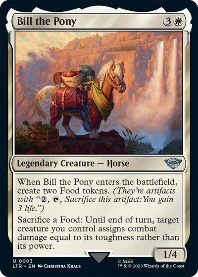 Bill the Pony (Universes Beyond: The Lord of the Rings: Tales of Middle-earth) Near Mint - Nick Nack's Full Frontal Attack
