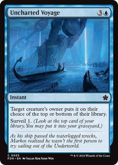 Uncharted Voyage (Foundations) Near Mint