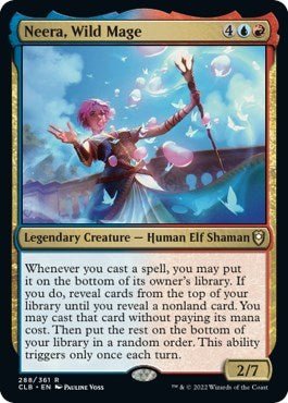 Neera, Wild Mage (Commander Legends: Battle for Baldur's Gate) Near Mint - Nick Nack's Full Frontal Attack