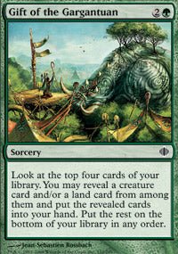 Gift of the Gargantuan (Shards of Alara) Light Play - Nick Nack's Full Frontal Attack