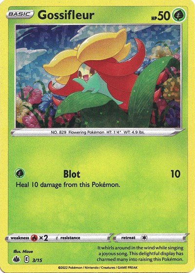 Gossifleur - 3 (McDonald's Promos 2022) Near Mint Holofoil - Nick Nack's Full Frontal Attack