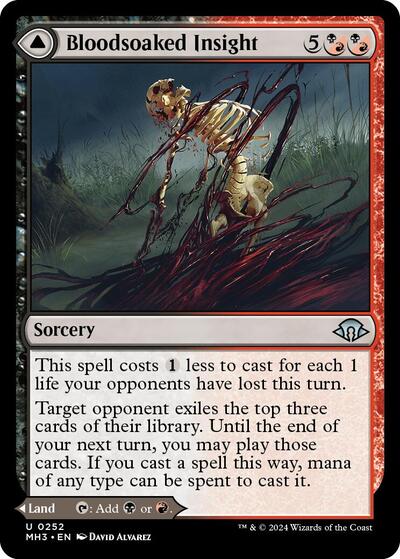 Bloodsoaked Insight (Modern Horizons 3) Near Mint - Nick Nack's Full Frontal Attack