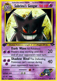 Sabrina's Gengar (Gym Challenge) Light Play Unlimited